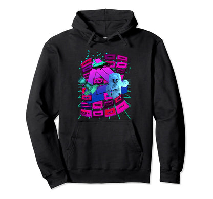 Vaporwave Alt Indie Emo Cassette Hoodie - Fun Novelty Design for Adults - T-Shirt, Sweatshirt, Hoodie