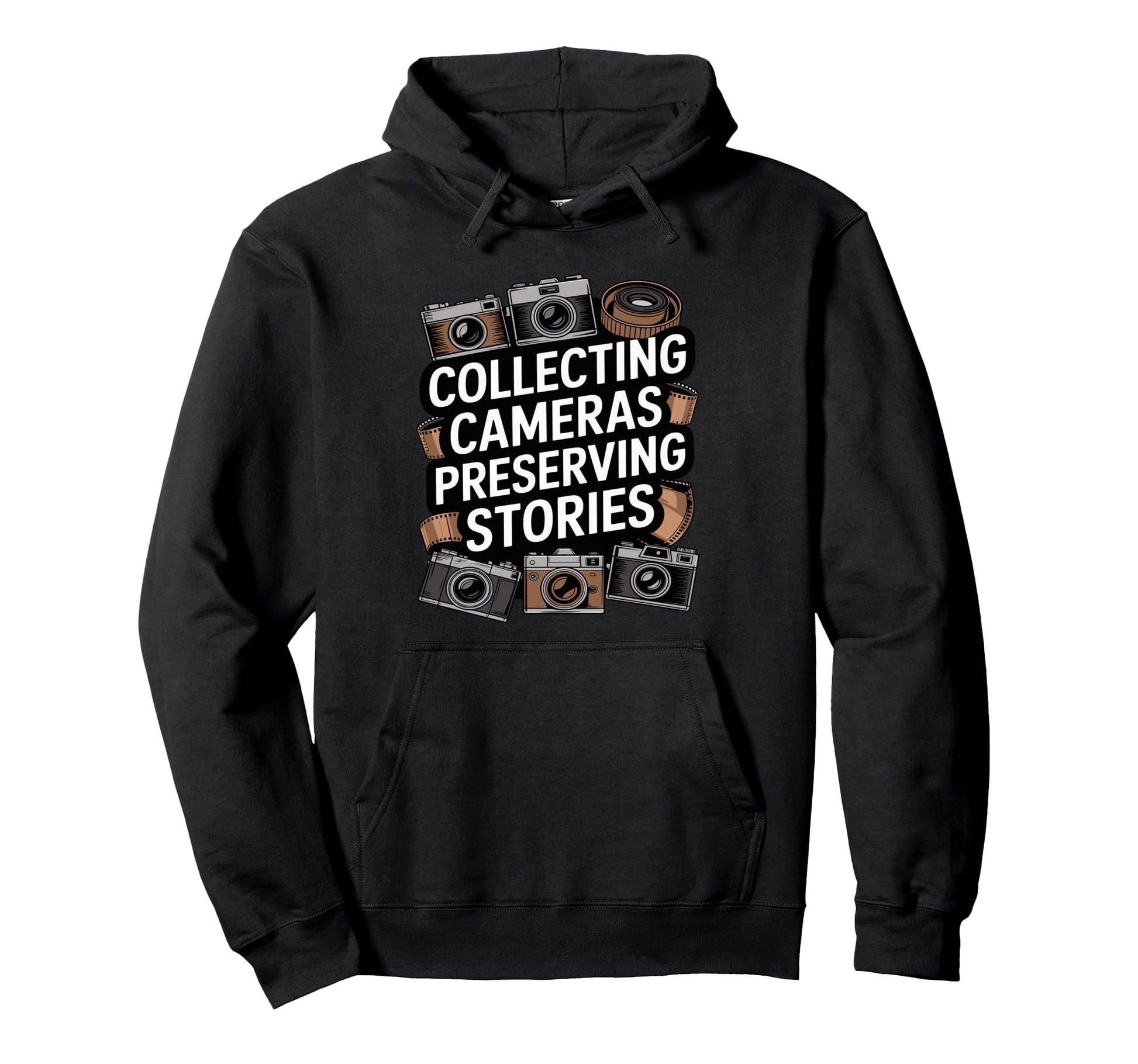 Light Leaks Lasting Keeps Analog Film Hoodie - Minimalist Print for Adults - T-Shirt, Sweatshirt, Hoodie