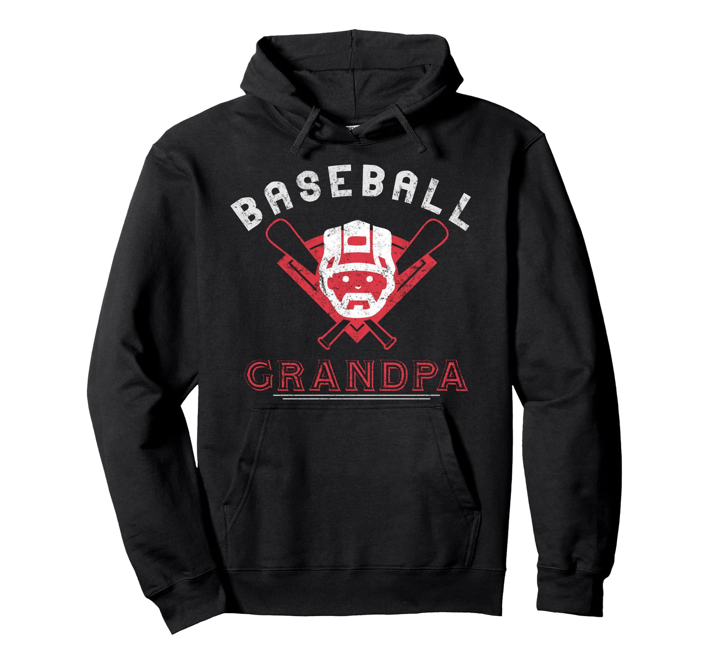Baseball Grandpa Grandfather Sport Hoodie - Trendy Graphic Men Women - T-Shirt, Sweatshirt, Hoodie