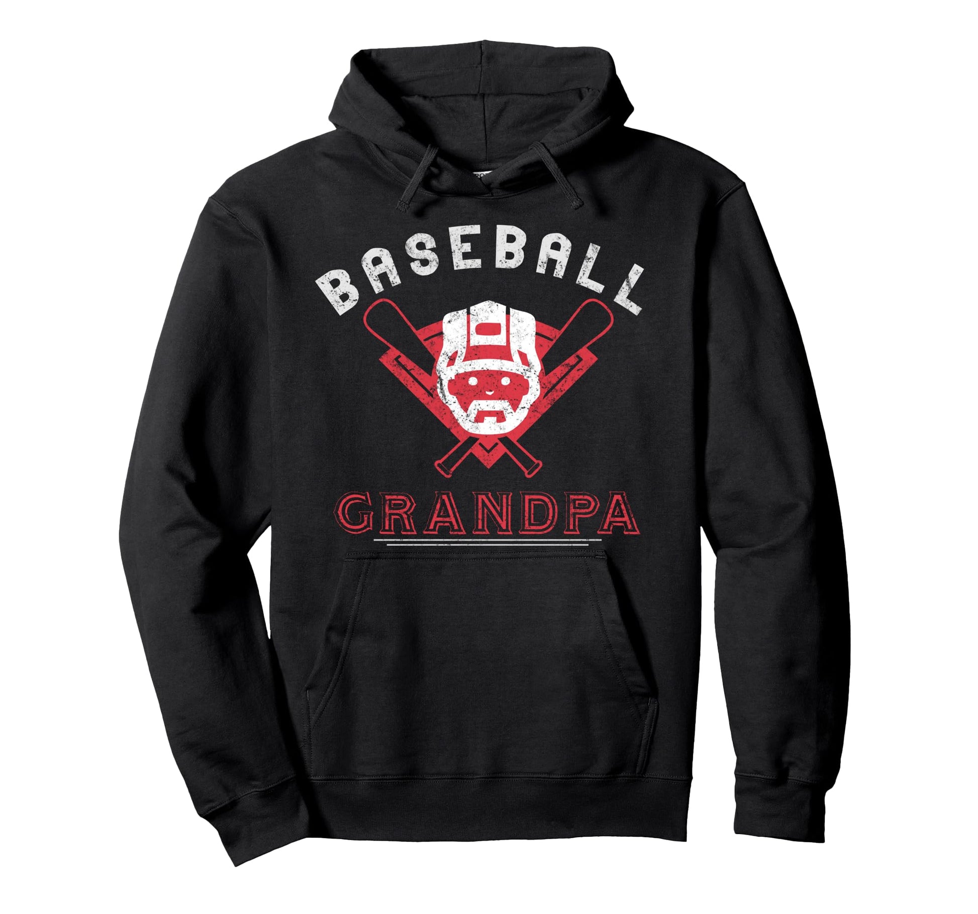 Baseball Grandpa Grandfather Sport Hoodie - Trendy Graphic Men Women - T-Shirt, Sweatshirt, Hoodie