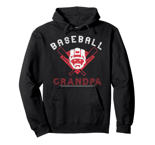 Baseball Grandpa Grandfather Sport Hoodie - Trendy Graphic Men Women - T-Shirt, Sweatshirt, Hoodie