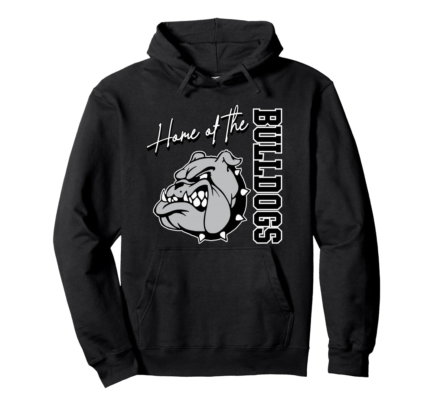 Home Bulldogs Mascot Game Day Sports Hoodie - Novelty Apparel Men Women - T-Shirt, Sweatshirt, Hoodie