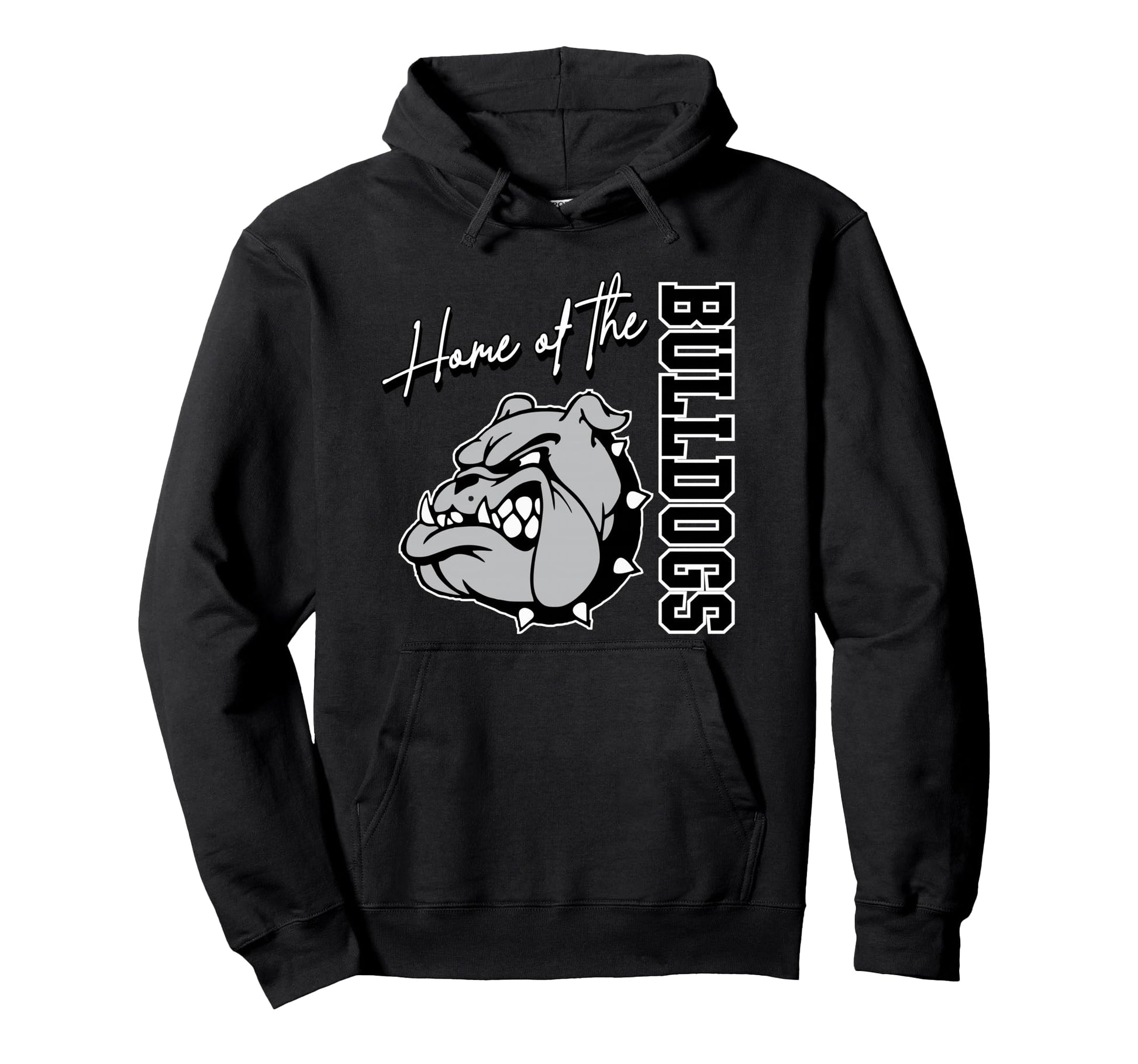 Home Bulldogs Mascot Game Day Sports Hoodie - Novelty Apparel Men Women - T-Shirt, Sweatshirt, Hoodie