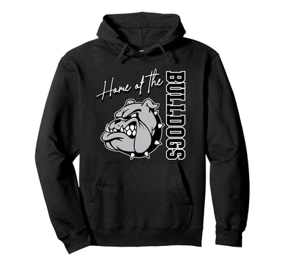 Home Bulldogs Mascot Game Day Sports Hoodie - Novelty Apparel Men Women - T-Shirt, Sweatshirt, Hoodie