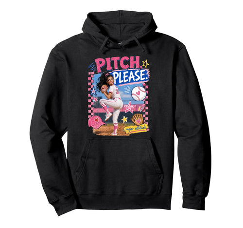 Pitch Please Baseball Mom Gameday Hoodie - Minimalist Print Men Women - T-Shirt, Sweatshirt, Hoodie