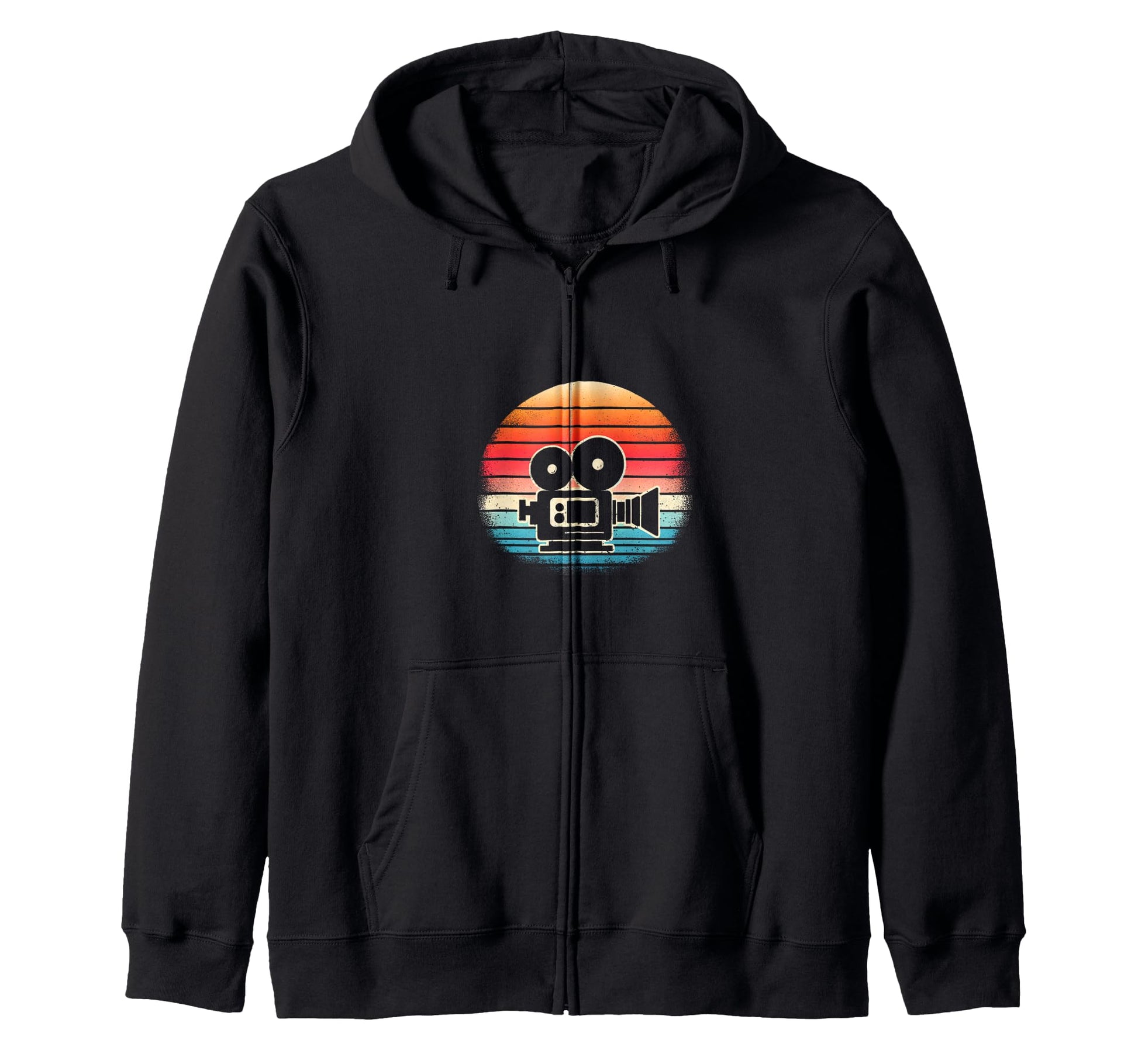 Camera Sunset Hoodie - Unique Graphic Men Women - T-Shirt, Sweatshirt, Hoodie