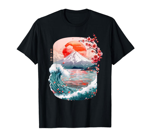 Japan Spirit Vibes 90S Vaporwave T-Shirt - Minimalist Print Unisex - T-Shirt, Sweatshirt, Hoodie