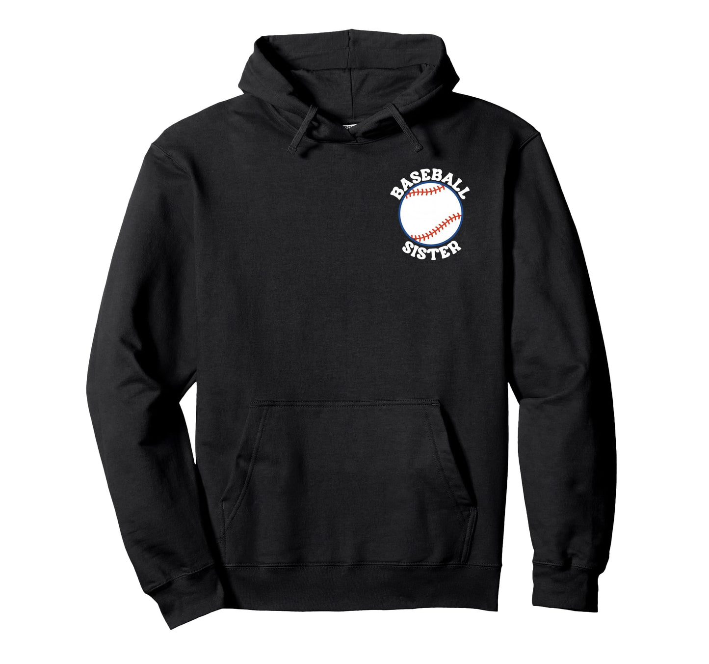 My Baseball Sister Era Groovy Sister Hoodie - Casual Everyday Wear Unisex - T-Shirt, Sweatshirt, Hoodie