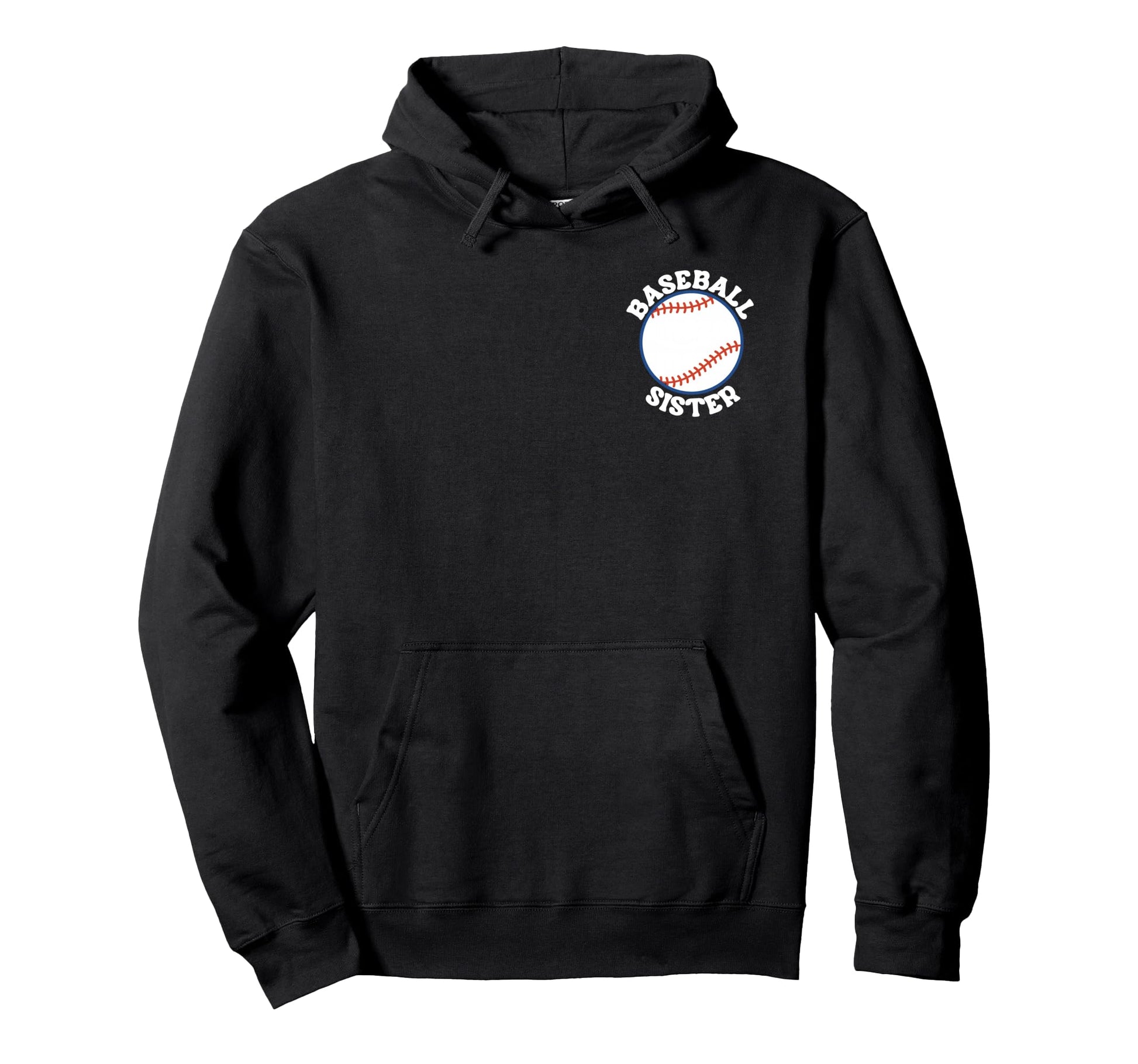 My Baseball Sister Era Groovy Sister Hoodie - Casual Everyday Wear Unisex - T-Shirt, Sweatshirt, Hoodie