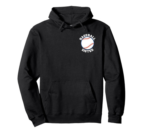 My Baseball Sister Era Groovy Sister Hoodie - Casual Everyday Wear Unisex - T-Shirt, Sweatshirt, Hoodie