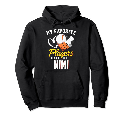 My Favorite Players Baseball Soccer Hoodie - Streetwear Style for Adults - T-Shirt, Sweatshirt, Hoodie