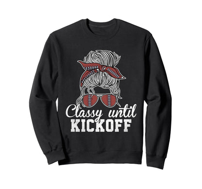Classy Kickoff American Sweatshirt - Casual Everyday Wear for Adults - T-Shirt, Sweatshirt, Hoodie