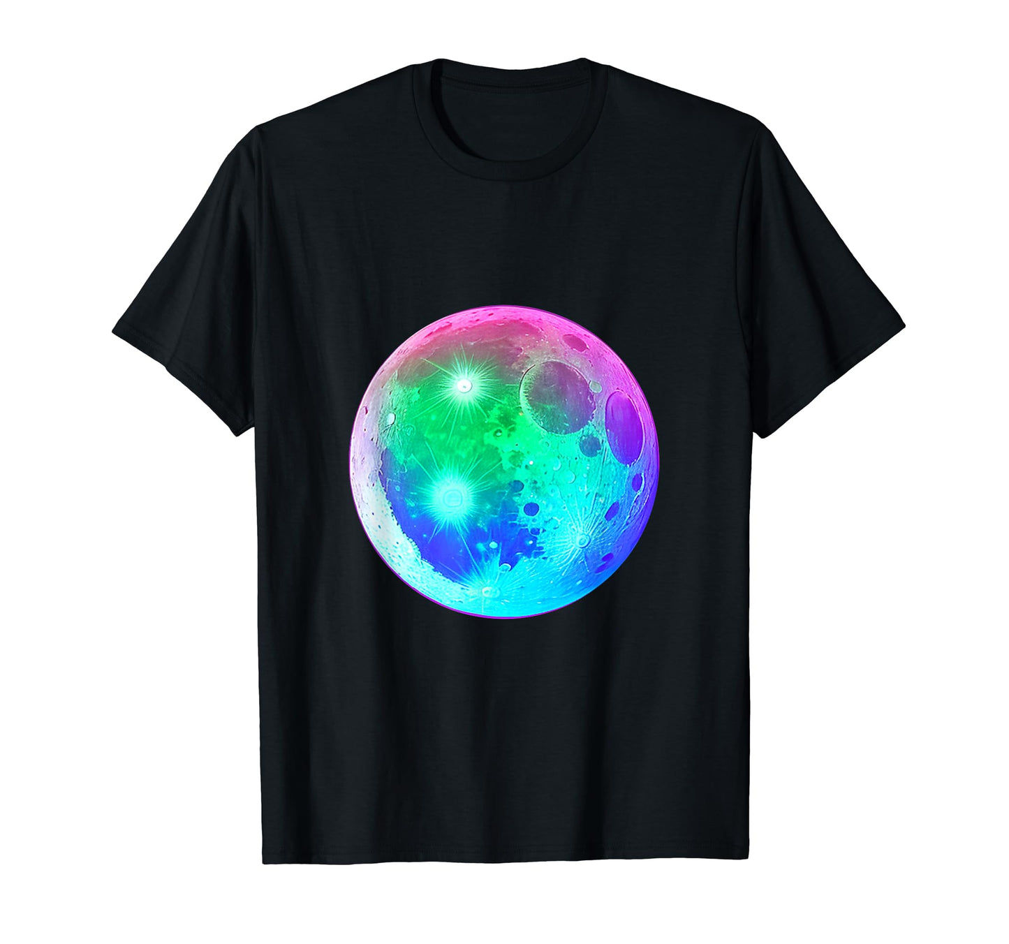 Vaporwave Aesthetic Moon Art T-Shirt - Fun Novelty Design Unisex - T-Shirt, Sweatshirt, Hoodie
