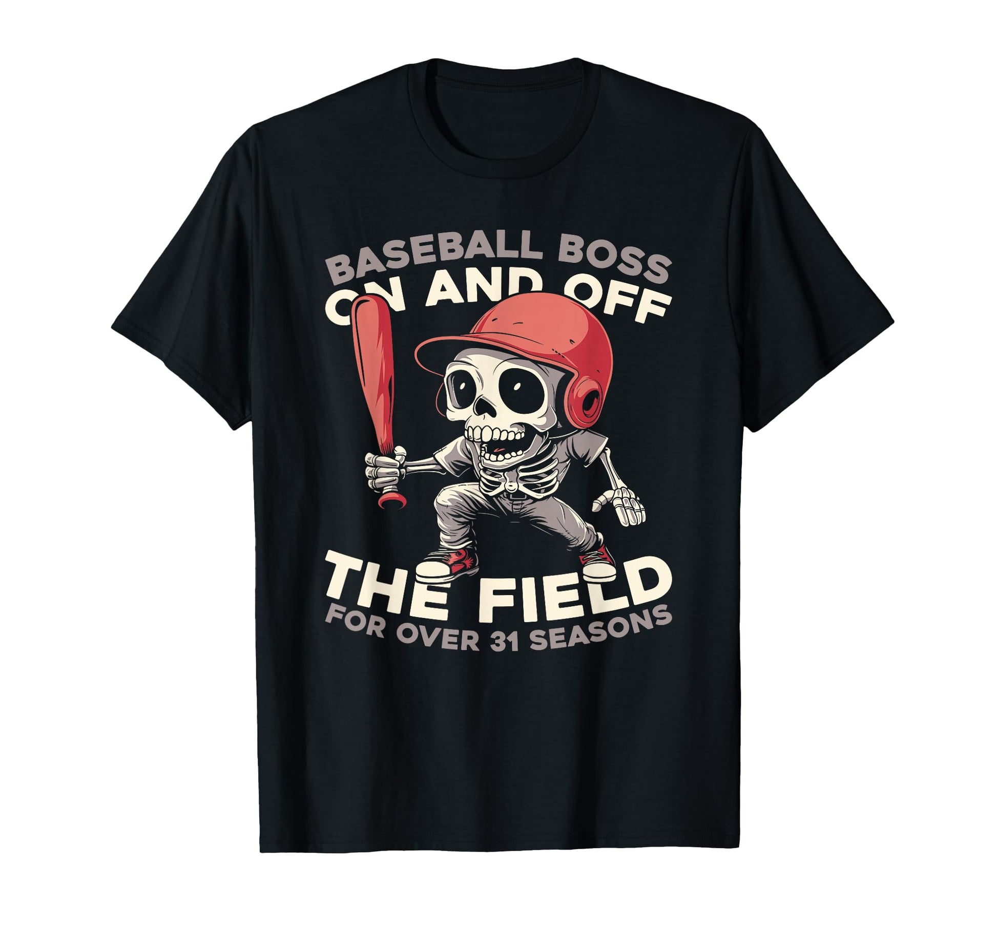 31 Years Old Baseballer Baseball Player T-Shirt - Trendy Graphic Men Women - T-Shirt, Sweatshirt, Hoodie