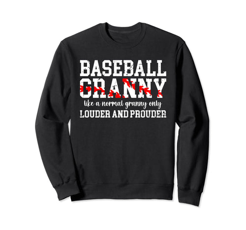 Baseball Granny Funny Grandma Sweatshirt - Novelty Apparel for Adults - T-Shirt, Sweatshirt, Hoodie