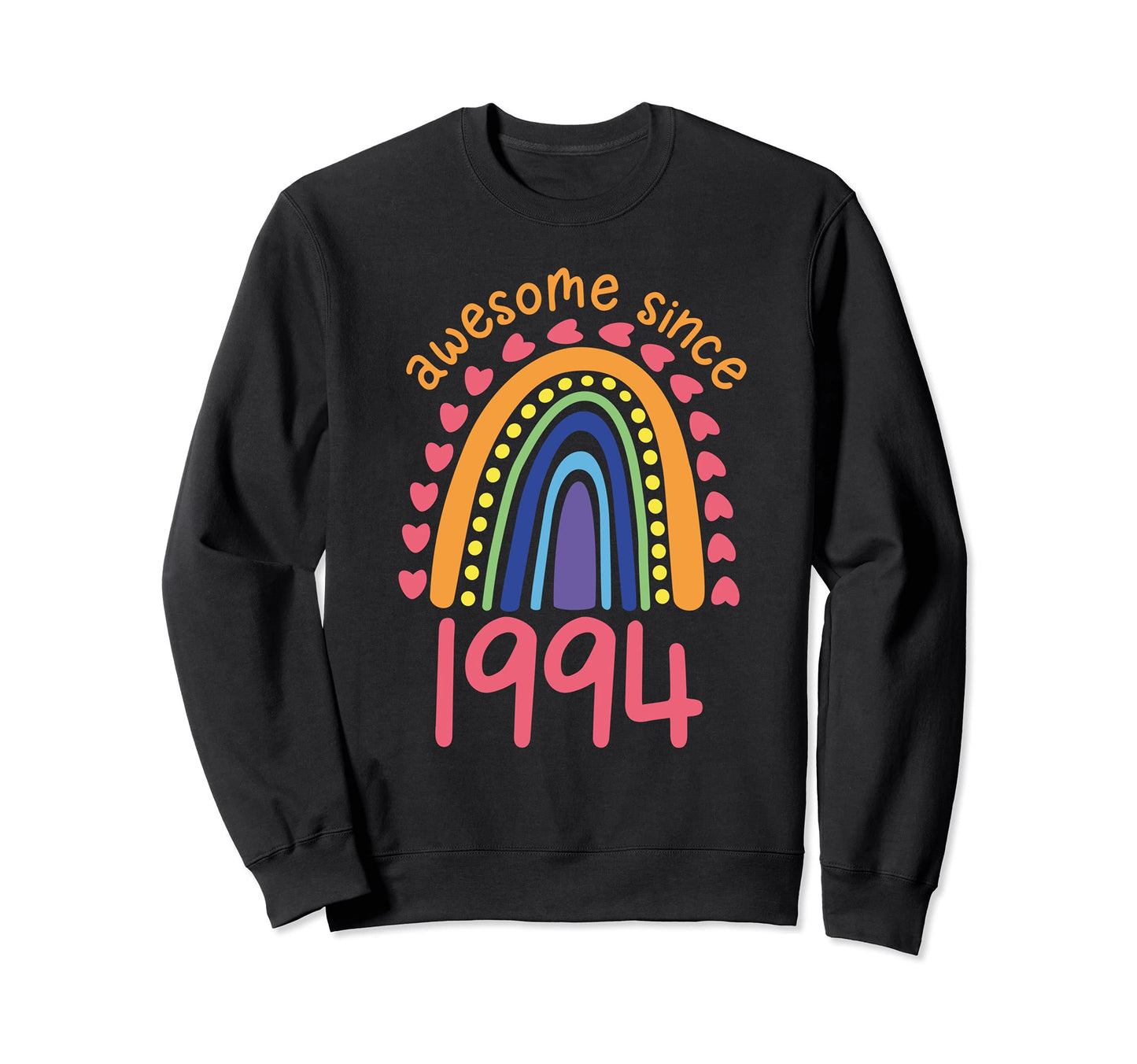 Awesome Since 1994 Boho Colorful Sweatshirt - Custom Art Print Unisex - T-Shirt, Sweatshirt, Hoodie