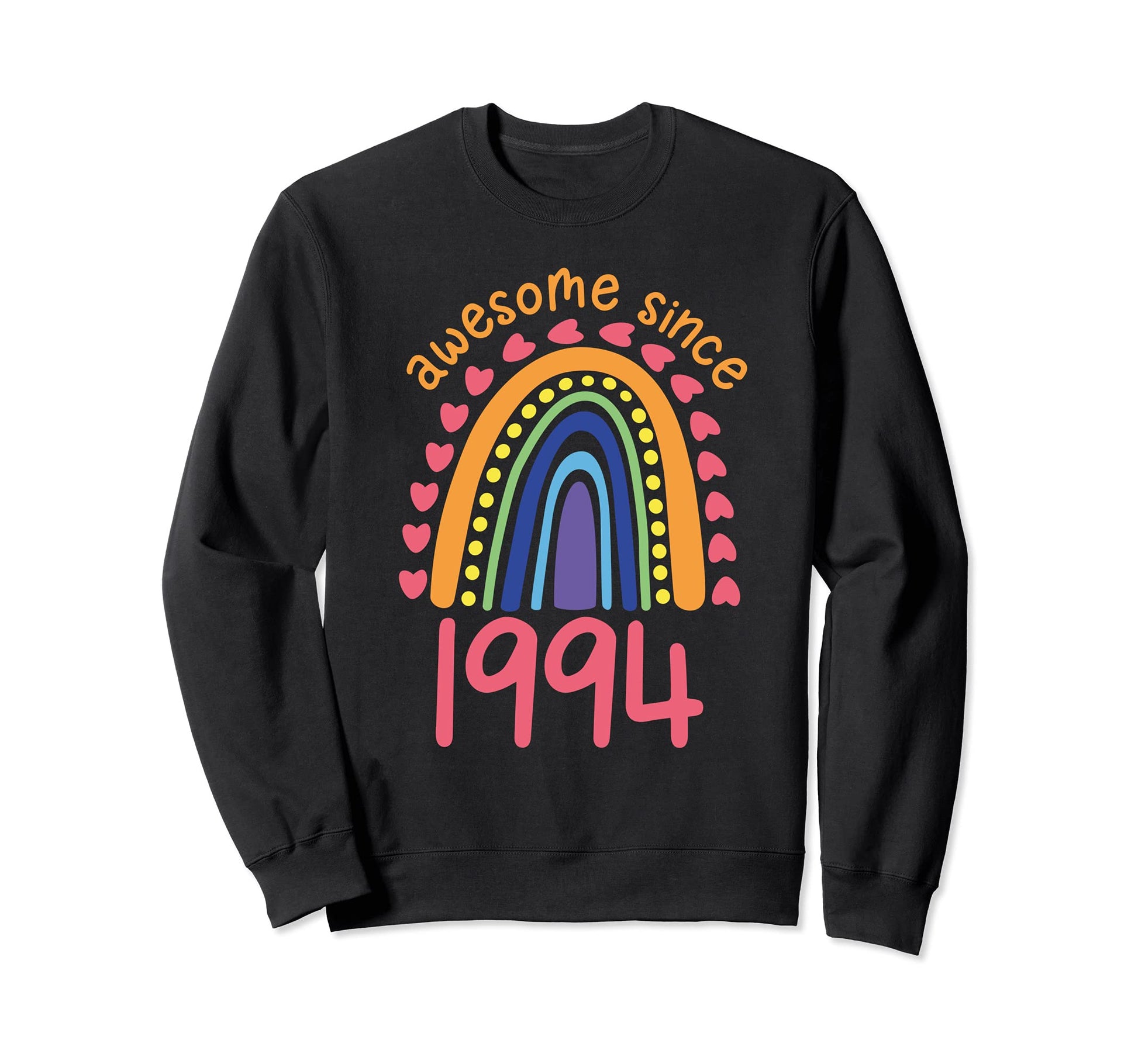Awesome Since 1994 Boho Colorful Sweatshirt - Custom Art Print Unisex - T-Shirt, Sweatshirt, Hoodie