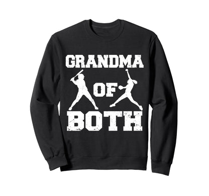 Grandma Both Funny Baseball Sweatshirt - Custom Art Print for Adults - T-Shirt, Sweatshirt, Hoodie