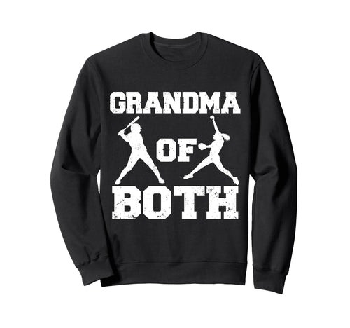Grandma Both Funny Baseball Sweatshirt - Custom Art Print for Adults - T-Shirt, Sweatshirt, Hoodie