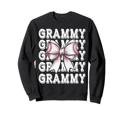 Coquette Baseball Grammy Matching Sweatshirt - Unique Graphic for Adults - T-Shirt, Sweatshirt, Hoodie