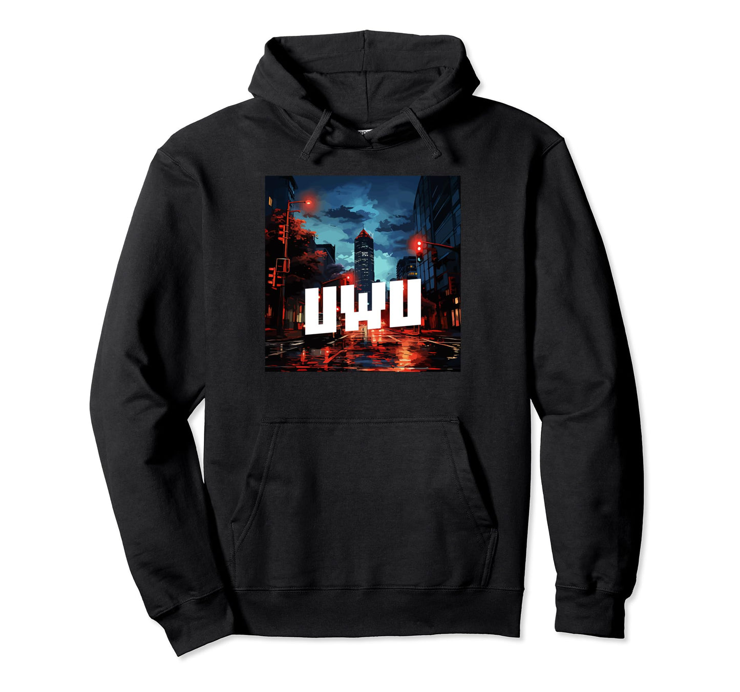 Uwu Aesthetic Vaporwave Hoodie - Casual Everyday Wear Unisex - T-Shirt, Sweatshirt, Hoodie