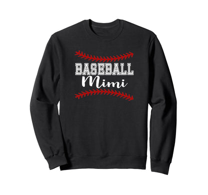 Baseball Mimi Proud Baseball Grandma Sweatshirt - Novelty Apparel Unisex - T-Shirt, Sweatshirt, Hoodie