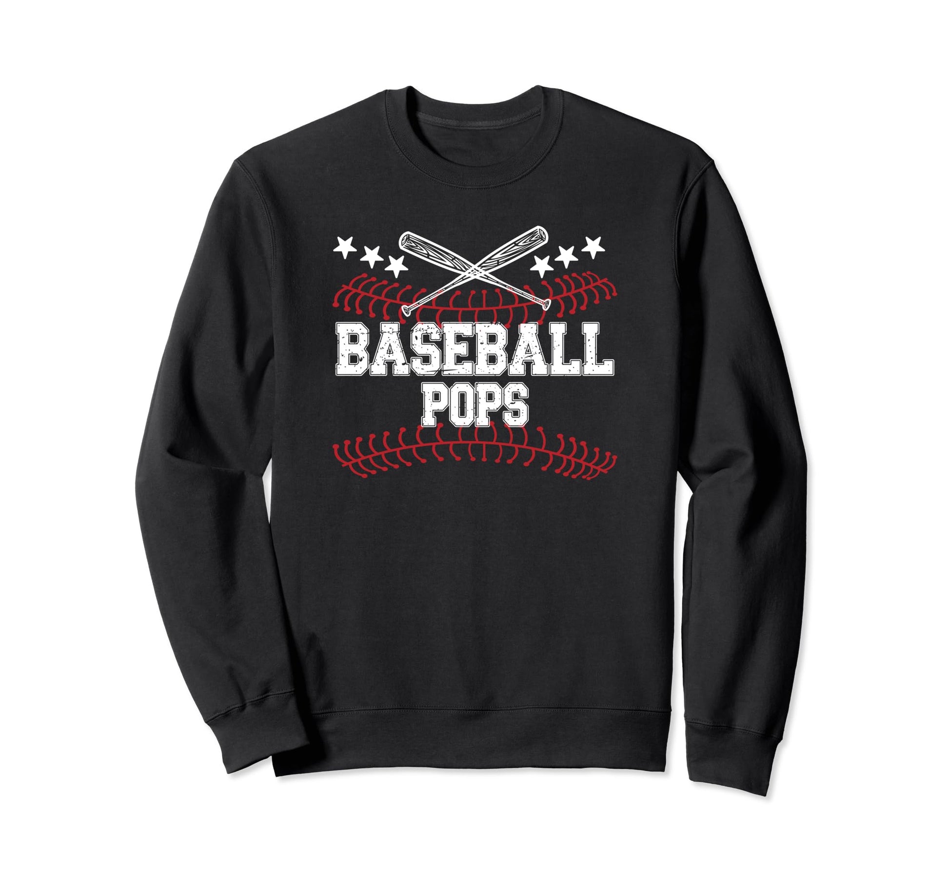 Baseball Pops Grandpa Proud Pops Sweatshirt - Casual Everyday Wear Unisex - T-Shirt, Sweatshirt, Hoodie