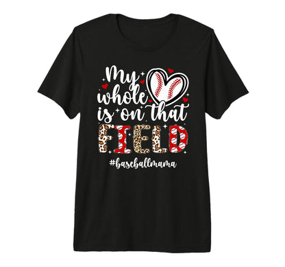 Proud Baseball Mama Baseball Mom T-Shirt - Novelty Apparel for Adults - T-Shirt, Sweatshirt, Hoodie