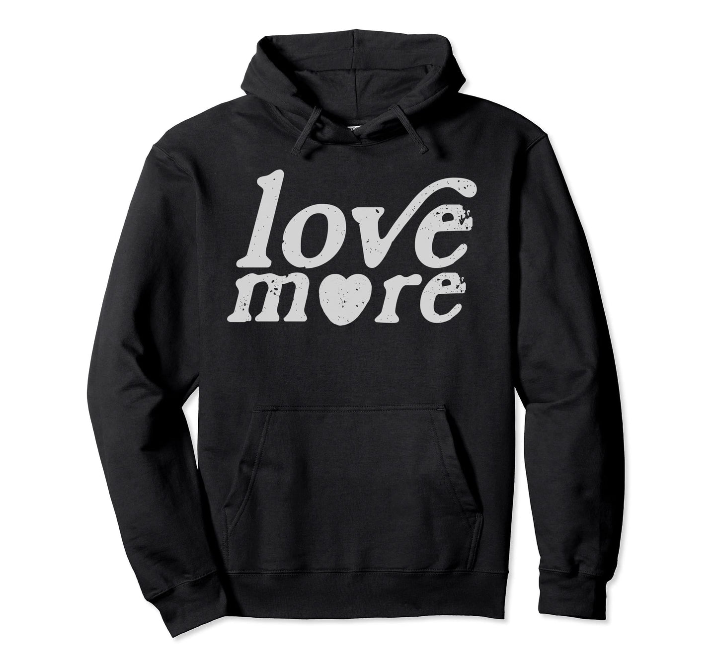 Love More 1970S Boho Aesthetic Hoodie - Custom Art Print for Adults - T-Shirt, Sweatshirt, Hoodie