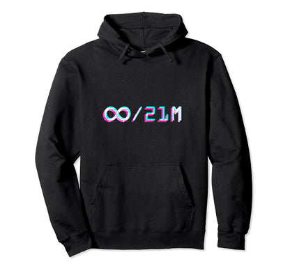 Btc Vaporwave Glitch 90S Soft Grunge Hoodie - Streetwear Style Unisex - T-Shirt, Sweatshirt, Hoodie