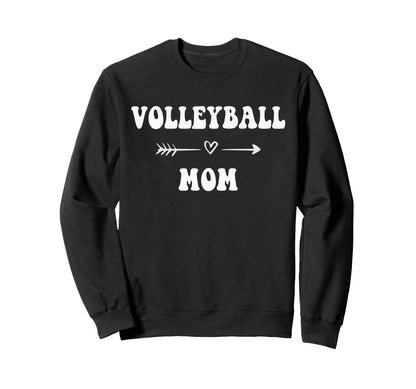 Volleyball Mom Volleyball Player Sweatshirt - Graphic Print for Adults - T-Shirt, Sweatshirt, Hoodie