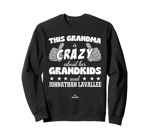 Grandma Crazy Johnathan Lavallee Sweatshirt - Minimalist Print for Adults - T-Shirt, Sweatshirt, Hoodie