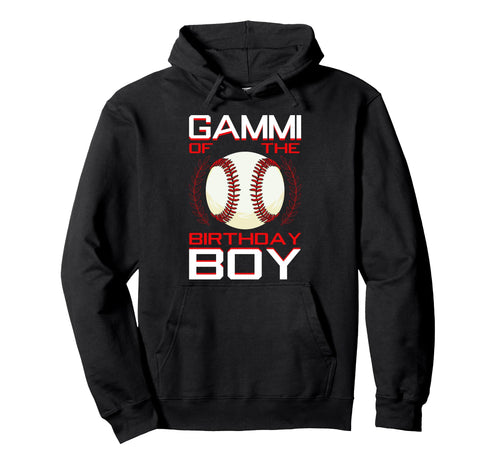 Gammi Birthday Baseball Theme Bday Hoodie - Aesthetic Graphic Men Women - T-Shirt, Sweatshirt, Hoodie