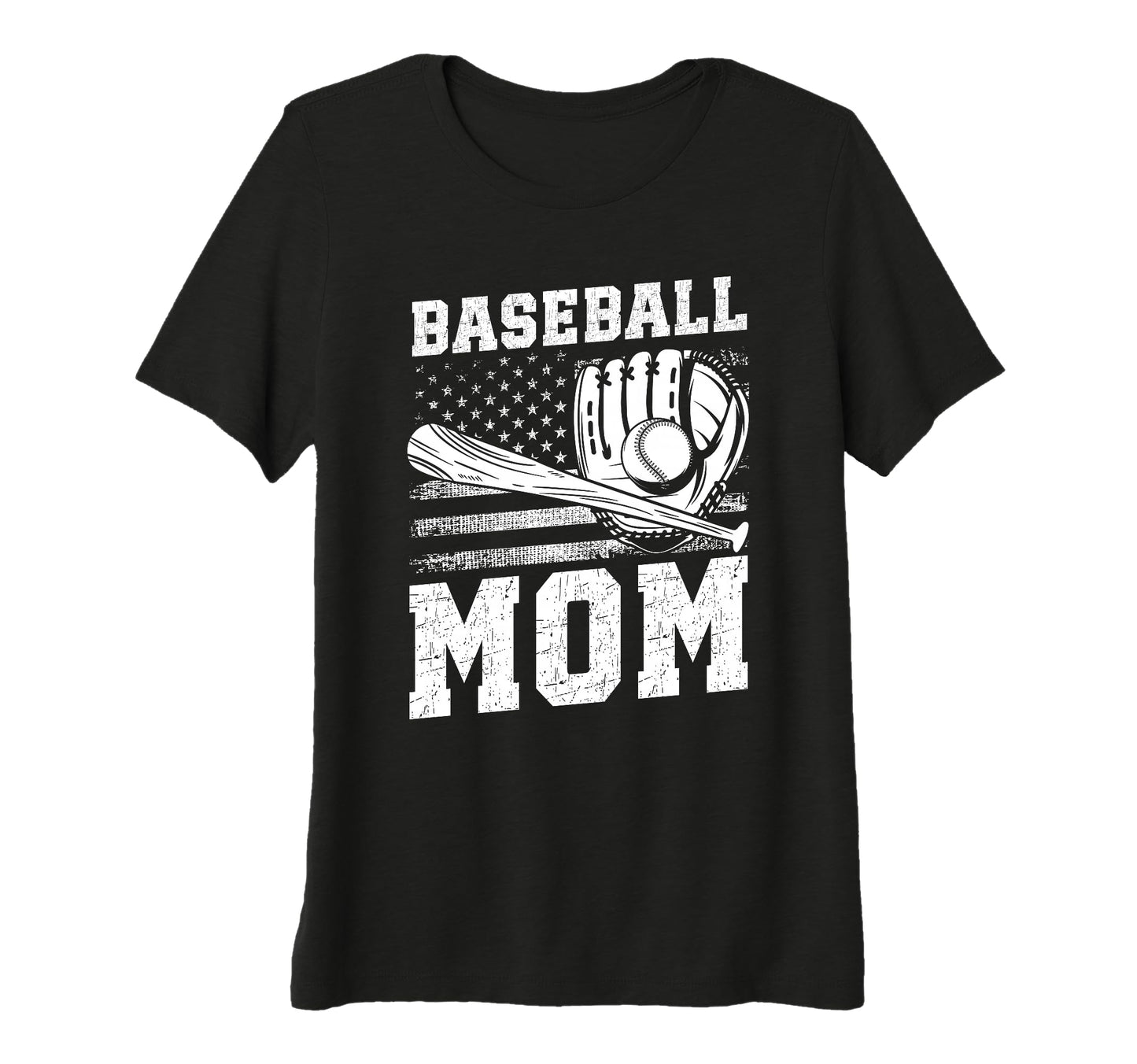 Womens Baseball Mom Tri Blend T-Shirt - Aesthetic Graphic Men Women - T-Shirt, Sweatshirt, Hoodie