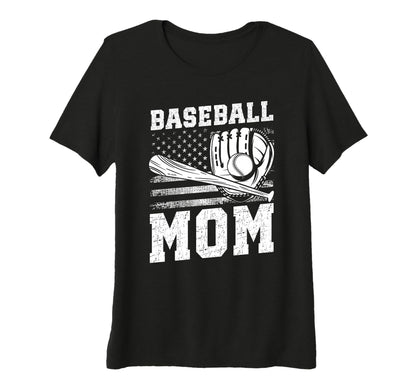 Womens Baseball Mom Tri Blend T-Shirt - Aesthetic Graphic Men Women - T-Shirt, Sweatshirt, Hoodie