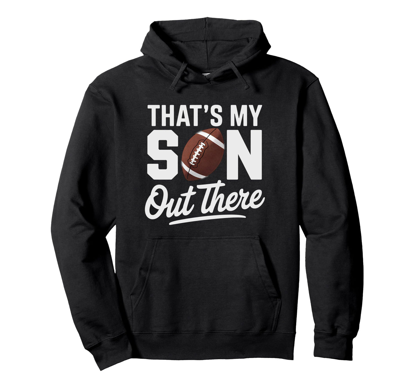 Football Mom Dad Proud Parent Hoodie - Casual Everyday Wear for Adults - T-Shirt, Sweatshirt, Hoodie
