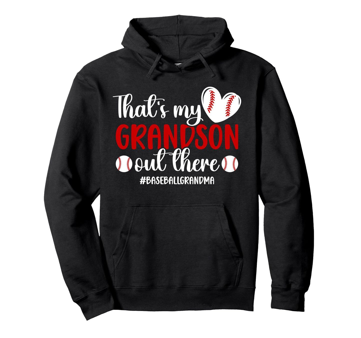 Proud Baseball Grandma Baseball Player Hoodie - Unique Graphic Men Women - T-Shirt, Sweatshirt, Hoodie