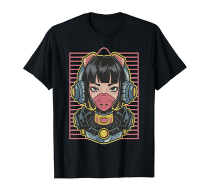 Aesthetic Japanese Vaporwave Anime T-Shirt - Custom Art Print for Adults - T-Shirt, Sweatshirt, Hoodie
