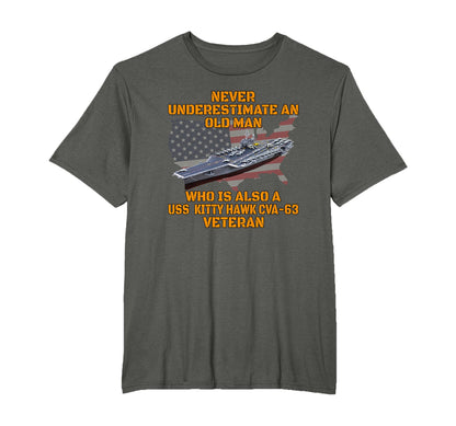 Veterans Day Aircraft Carrier Kitty Hawk T-Shirt - Graphic Print Men Women - T-Shirt, Sweatshirt, Hoodie