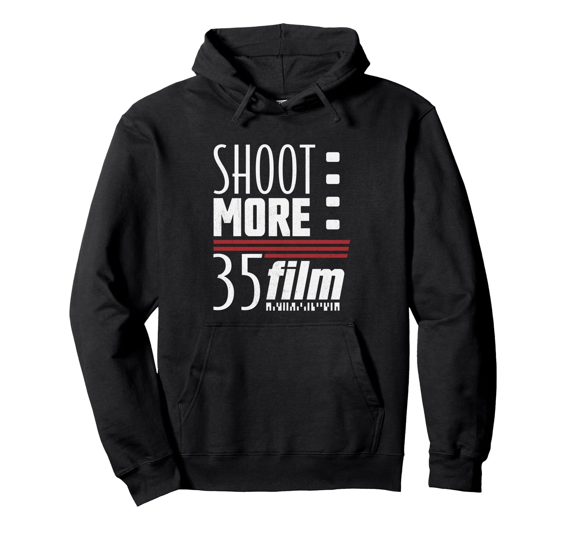 Shoot More 35Mm Film Analog Camera Hoodie - Trendy Graphic Men Women - T-Shirt, Sweatshirt, Hoodie