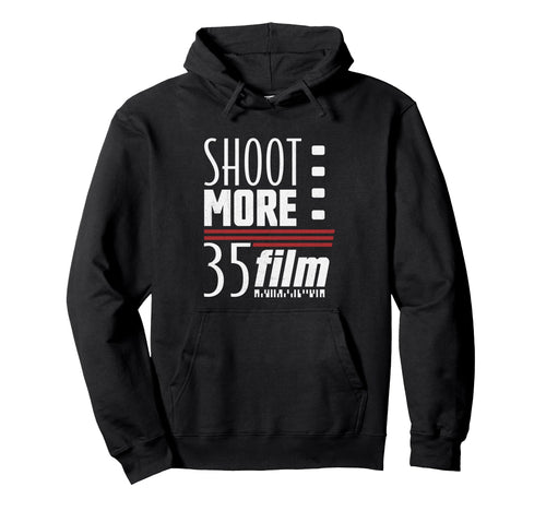 Shoot More 35Mm Film Analog Camera Hoodie - Trendy Graphic Men Women - T-Shirt, Sweatshirt, Hoodie