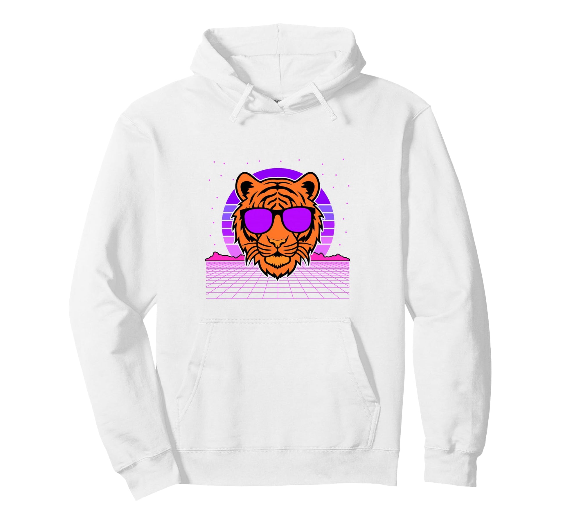 Aesthetic Vaporwave Outfits Tigervaporwave Hoodie - Graphic Print Unisex - T-Shirt, Sweatshirt, Hoodie