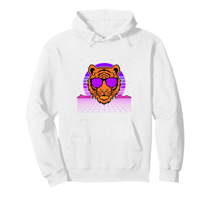 Aesthetic Vaporwave Outfits Tigervaporwave Hoodie - Graphic Print Unisex - T-Shirt, Sweatshirt, Hoodie