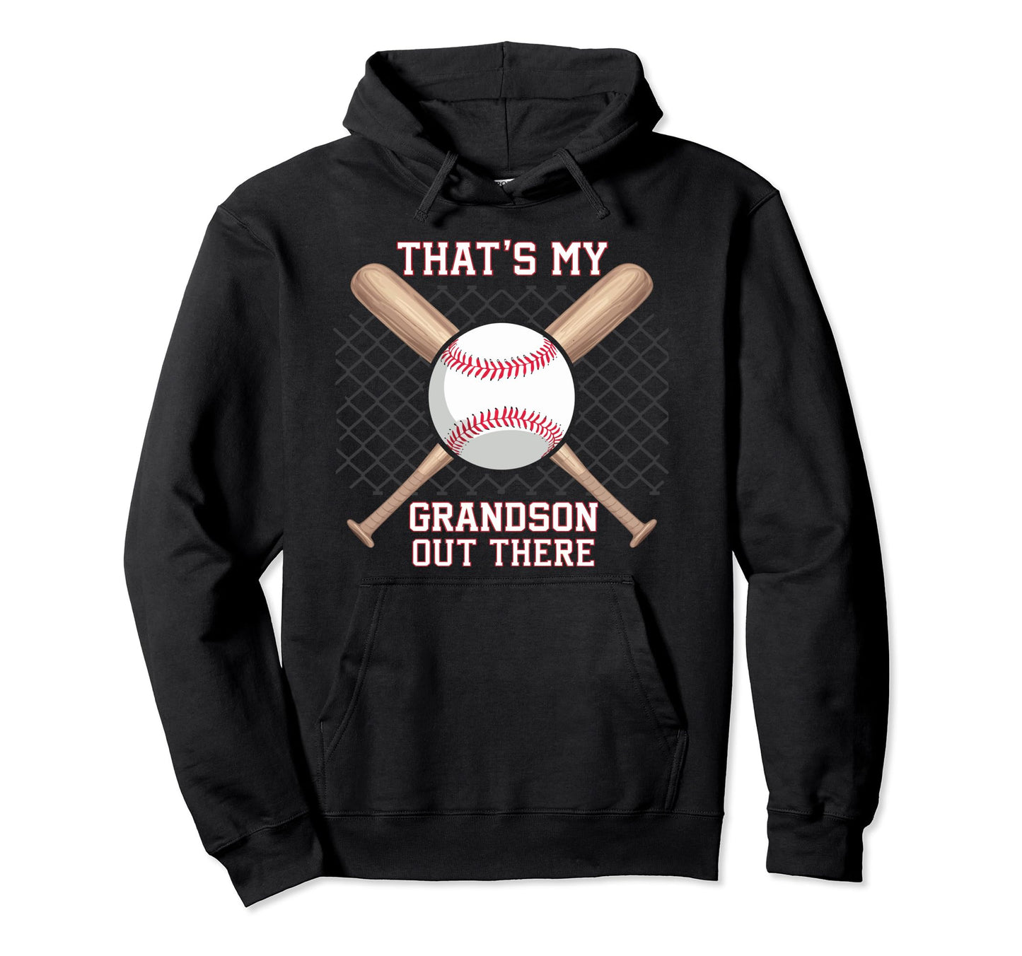 Baseball Grandpa Grandfather Gramps Hoodie - Fun Novelty Design Men Women - T-Shirt, Sweatshirt, Hoodie