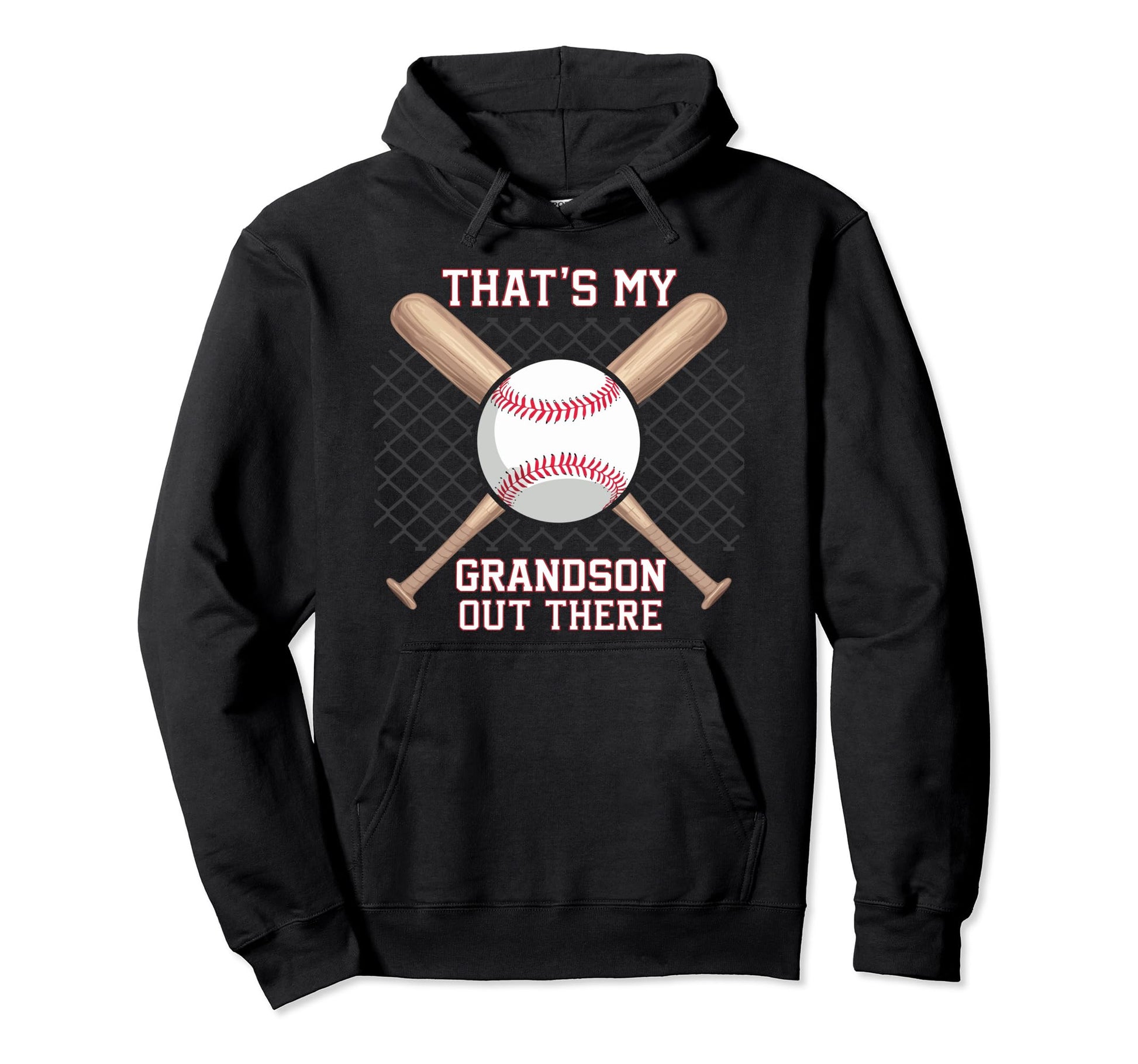 Baseball Grandpa Grandfather Gramps Hoodie - Fun Novelty Design Men Women - T-Shirt, Sweatshirt, Hoodie