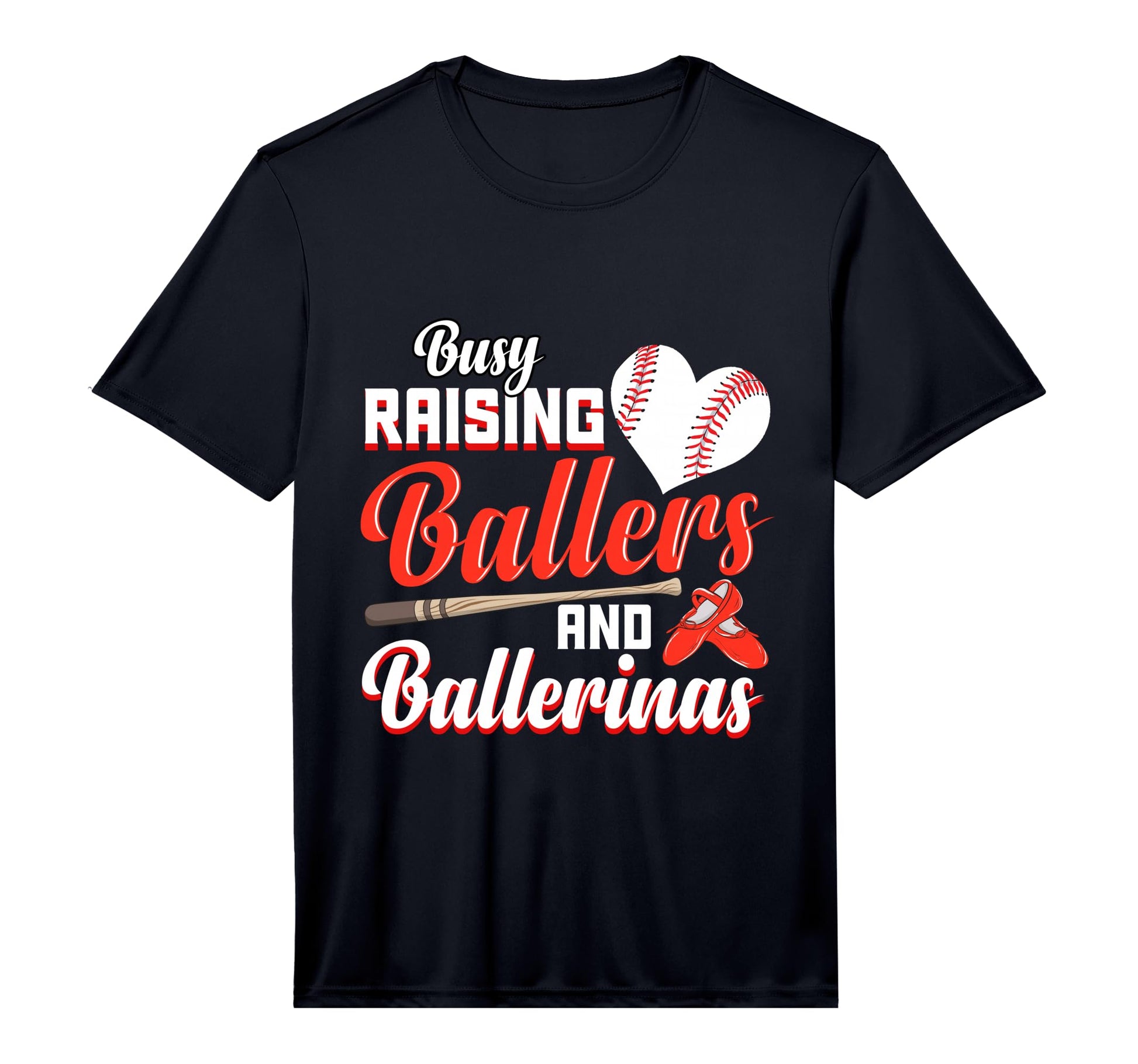 Mens Busy Raising Ballers And T-Shirt - Minimalist Print for Adults - T-Shirt, Sweatshirt, Hoodie