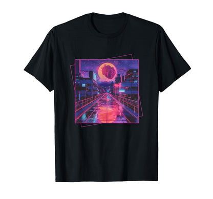 Vaporwave Heart Japanese Aesthetic T-Shirt - Casual Everyday Wear Unisex - T-Shirt, Sweatshirt, Hoodie