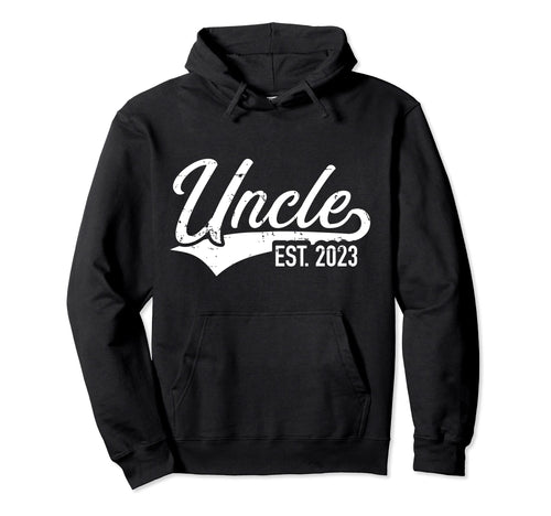 Uncle Est 2023 Pregnancy Announcement Hoodie - Custom Art Print Men Women - T-Shirt, Sweatshirt, Hoodie