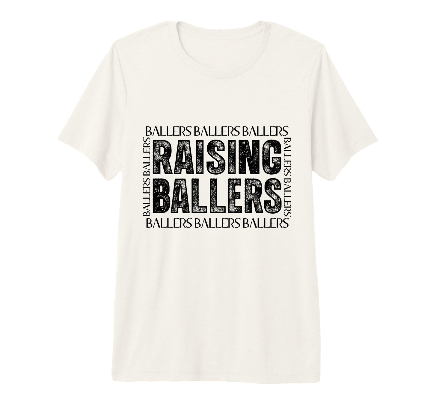 Raising Little Ballers Tri Blend T-Shirt - Casual Everyday Wear for Adults - T-Shirt, Sweatshirt, Hoodie