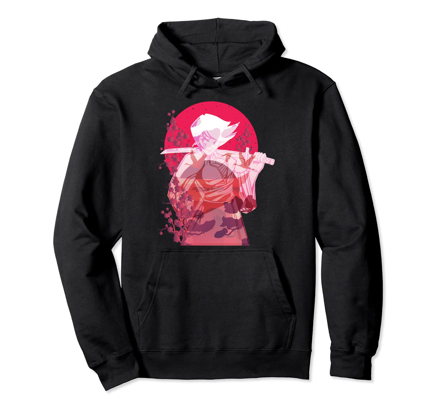Samurai Vaporwave Aesthetic 80S Hoodie - Casual Everyday Wear Men Women - T-Shirt, Sweatshirt, Hoodie